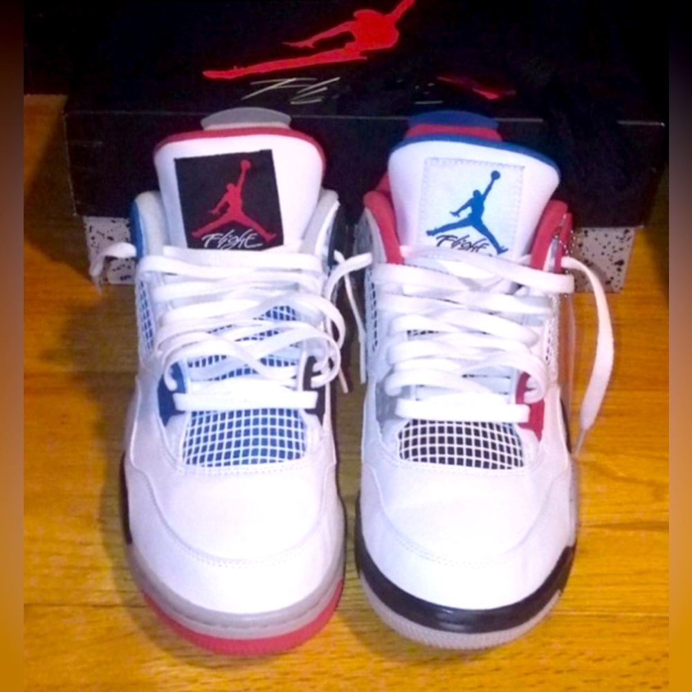 Air Jordan 4 Retro SE What The 4s 2019 Size 10.5 - Picture 4 of 9